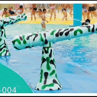 Fiberglass Aqua Park Equipment Water Spray System For Kids / Adults