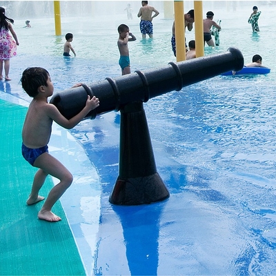 Fiberglass Aqua Park Equipment Water Spray System For Kids / Adults