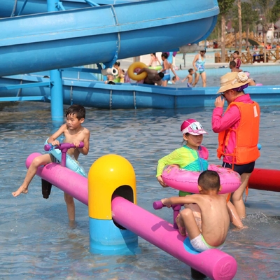 Amusement Spray Park Equipment For Kids Water Games / Aqua Park Interactive Playground