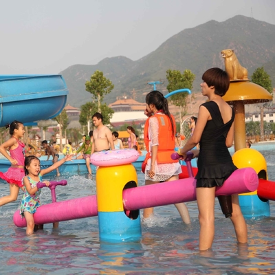 Amusement Spray Park Equipment For Kids Water Games / Aqua Park Interactive Playground