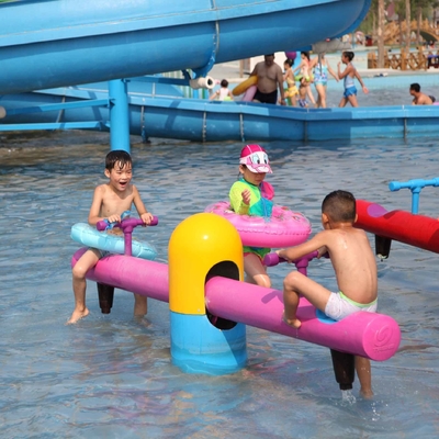 Amusement Spray Park Equipment For Kids Water Games / Aqua Park Interactive Playground
