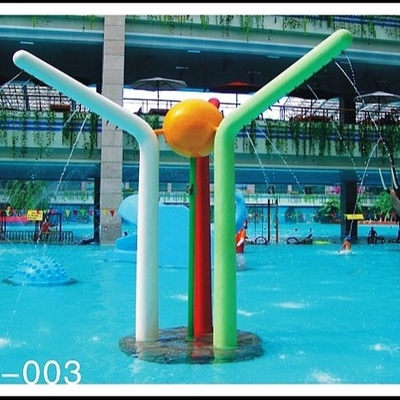 Özelleştirilmiş Püskürtme İkonu Su Rengi Sütun Aqua Play, Aqua Park Çocuk Yetişkinler İçin Ekipmanlar