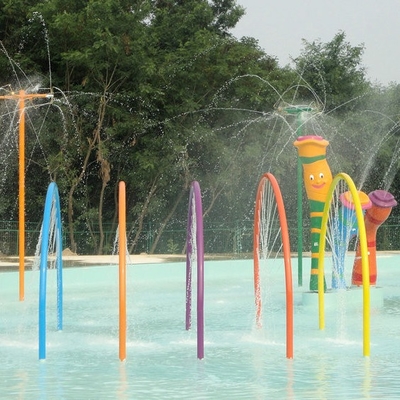 Rainbow Kapı Aqua Play, Püskürtme Aqua Park Ekipmanları, Çocuk Su Parkı için Çeşmeler Çalma Sistemi