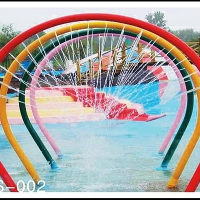 Rainbow Kapı Aqua Play, Püskürtme Aqua Park Ekipmanları, Çocuk Su Parkı için Çeşmeler Çalma Sistemi