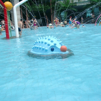 Fiberglass Water Playground Equipment Hedgehog Spray Aqua Play Fun For Kids