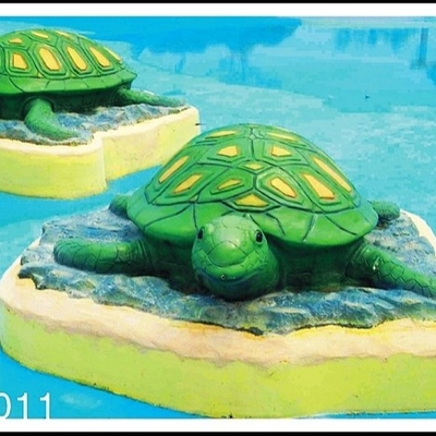 Custom Water turtle Aqua Play Water Playground , Spray Park Equipment For Kid water park
