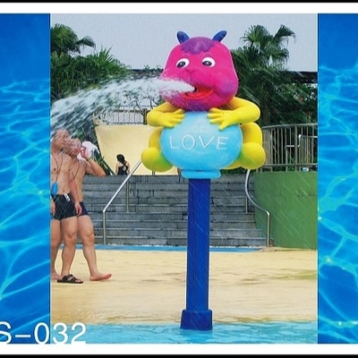 Rabbit Cartoon Aqua Play Structures, Spray Park Equipments, Water Playground Equipment