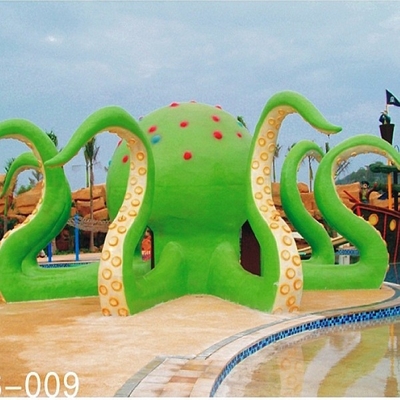 Fiberglass Octopus Aqua Play of Amusement Park Family Recreation