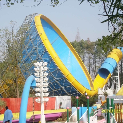 Tornado Garden Water Slide With 304 Stainless Steel Screw , 1100 M3 / H Water Supply