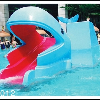 Industrial small amusement raft rides , fiberglass pool slide for Kids Water Park