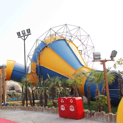 Small fiberglass water slide for parents and kids interaction water fun