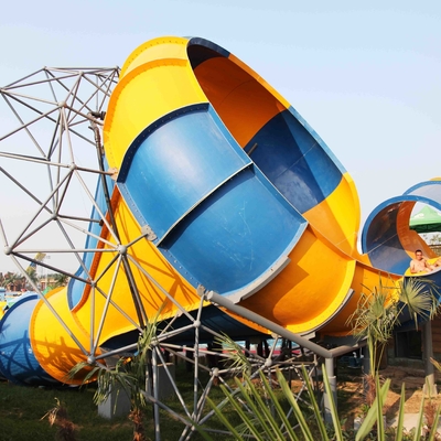 Small fiberglass water slide for parents and kids interaction water fun
