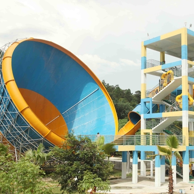 Tornado fiberglass water Pool slides for adult aqua park water sport