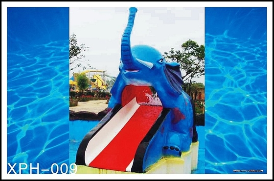 Cartoon Shaped Fiberglass Water Pool Slides for Mini Kids Water Park