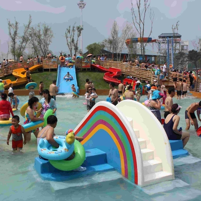 Küçük Rainbow Köprüsü Kaydırağı, Çocuk Su Parkı Çocuk İçin Küçük Su Parkı Belgesi