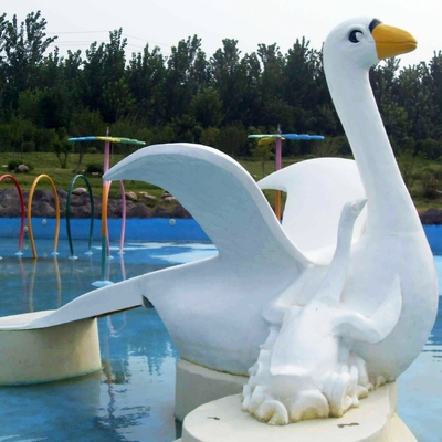 Çocuklar İçin Özel Cygnet Slayt Oyunu, Fiberglas Küçük Su Havuzu Slaytları