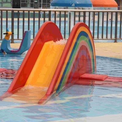 Küçük Rainbow Köprüsü Kaydırağı, Çocuk Su Parkı Çocuk İçin Küçük Su Parkı Belgesi