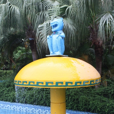 Antik Mantar Aqua Su Parkı Ekipmanları Oynamak / Su Püskürtme Oyunu