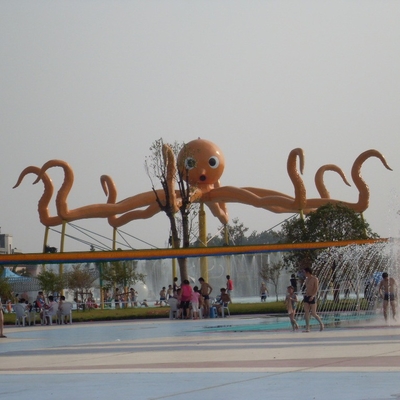 Customized Outdoor Octopus Spray For Aqua Play Water Park Items