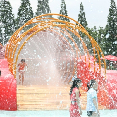 Outdoor Amusement Crab Maze Playground Equipment, Water Park Large Aqua Play