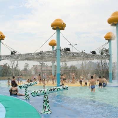 Jellyfish World Steel Large Aqua Play Water Park Equipment Aquatic Play Structures