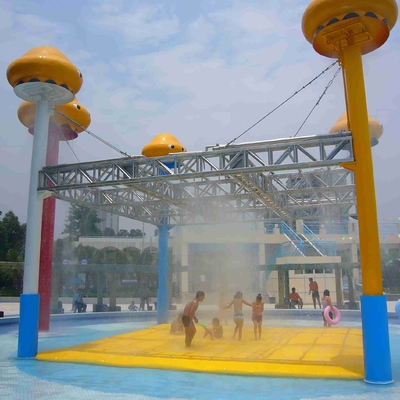 Jellyfish World Steel Large Aqua Play Water Park Equipment Aquatic Play Structures