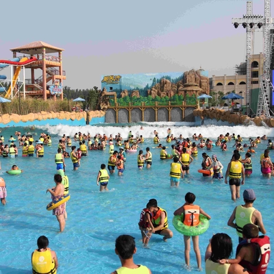 Yapay Ev Tsunami Okyanus Su Dalgaları Sörf Dalgaları ile Havuz Parkı 3 metre yüksekliğindeki vakum