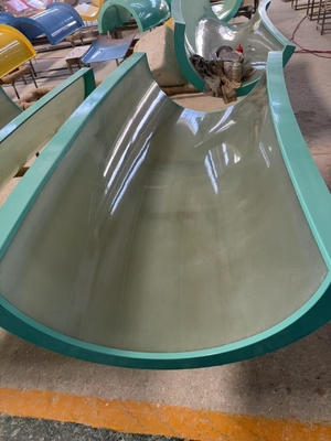 Aqua Aqua Loop Vücut Fiberglas Kaydıraklar Havuzlar İçin Vison Su Parkları Ekipmanları