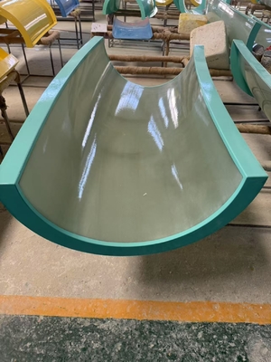Aqua Aqua Loop Vücut Fiberglas Kaydıraklar Havuzlar İçin Vison Su Parkları Ekipmanları