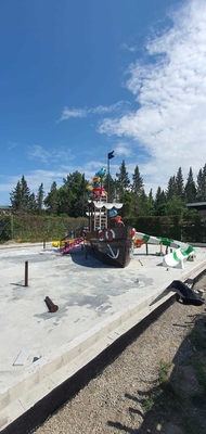Özelleştirilmiş Fiberglas Vison Tekne Su Parkları Kaydırak Park Ekipmanları