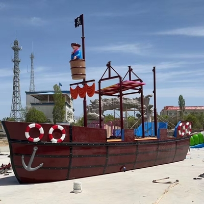 Özelleştirilmiş Fiberglas Vison Tekne Su Parkları Kaydırak Park Ekipmanları Fabrikası