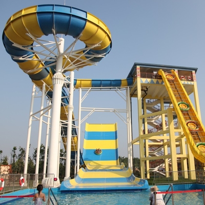 Boomerang sürüşü için su parkınızı dayanıklı cam lif su kaydırmaları ile geliştirin