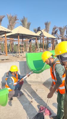 Beş Yıldızlı Otel Resort Fiberglass Eğlence Parkı