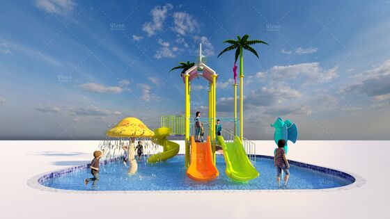 Katlanabilir ve Hafif Tasarımlı, 10 Yıldan Fazla Hizmet Ömrüne Sahip Okyanus Stili Temalı Aqua Park