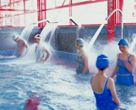 Korrozyona dayanıklı SPA Hidroterapi Ekipmanı, Sıcak Dip Galvanize Çelik Yapısı ve Akıllı Kontrol Sistemi