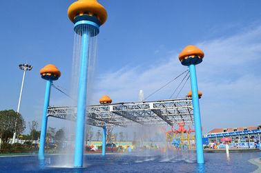 Fiberglass Resort Waterpark Project , Giant Slides Rides Projects for Water Park