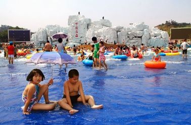 Fiberglass Resort Waterpark Project , Giant Slides Rides Projects for Water Park