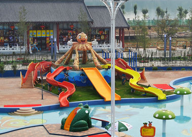 Big kids playground slide with aqua play , water slides for kids in Giant Water Park