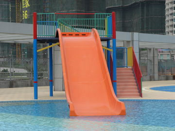Fiberglas Çocuk Geniş Su Kaydırağı, Su Parkı İçin Yükseklik 5.0m