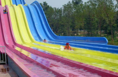 High Speed Water Slides of Fiberglass Material for Holiday Resort Giant Outdoor Water park