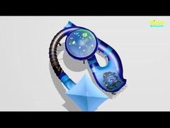 Su parkı için 112 metrelik kaydırma uzunluğu olan King Cobra cam lif su kaydırmaları